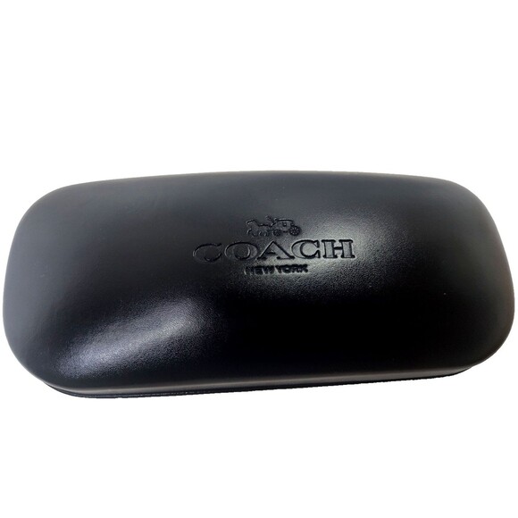COACH Black Case AUTHENTIC Clamshell Eyewear EYEGLASSES Reading GLASSES Empty - Picture 4 of 6